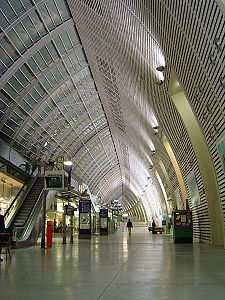TGV asema, Lyon. Ranska (1989-1994)