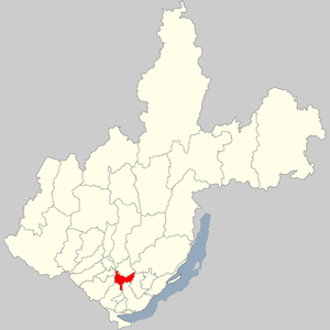 Боханский район на карте