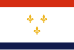 Vlag van New Orleans, Louisiana