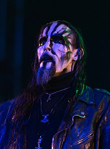 Gaahl performing at Wacken Open Air 2018