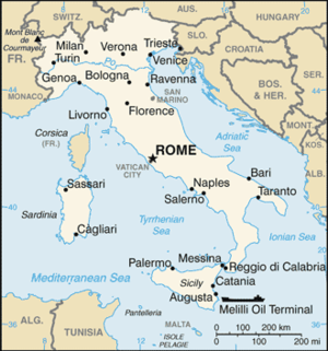 Map of Italy[1]