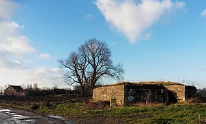 : Le blockhaus de 1914-1918- Neuve-Chapelle rue de Piètre.