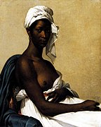Retrato de una negra (1800), de Marie-Guillemine Benoist, Museo del Louvre, París.