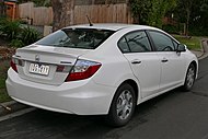 2013 Honda Civic Hybrid sedan (Australia)