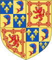 Francois, Fransa Dofeni ve İskoçya Kraliçesi esi için kraliyet arması