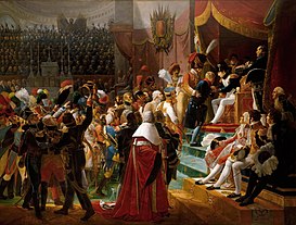 Bonaparte Napóleon átadja az 1802. május 19-én alapított legrangosabb franca állami kitüntetést