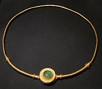 Collana Vandalo in oro e vetro, c. 300 d.C