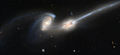 Двойката галактики NGC 4676.