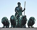 Quadriga mit Löwen auf dem Siegestor in München