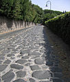 Bekas Jalan Appia di dekat kota Roma.