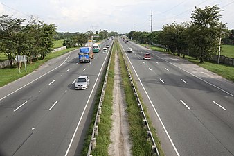 A portion of North Luzon Expressway in Guiguinto, Bulacan