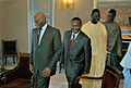 Embaló com Abdoulaye Wade, antigo presidente do Senegal.