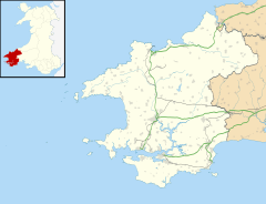 Uzmaston is located in Pembrokeshire
