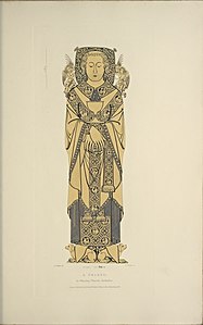 Monumental brass to a priest, c. 1360