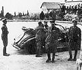 Image 32Georgios Tsolakoglou with Wehrmacht officers arrives at Macedonia Hall of Anatolia College in Thessaloniki, to sign the surrender (April 1941) (from History of Greece)