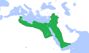 Султанат Айюбидов при Салах ад-Дине в 1188 году.