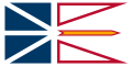 Le drapeau de Terre-Neuve-et-Labrador.