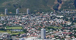 Vredehoek seen from Signal Hill