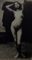 Янис Розенталис. Фотография натурщицы к картине «Ликующие дети», 1901