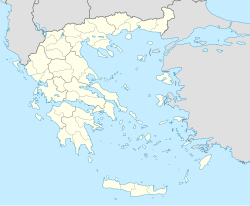 Korint na mapi Grčke