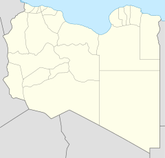 سبخة غزيل على خريطة ليبيا