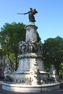 Monument aux Mobiles (1894), Marseille, allées de Meilhan.