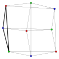 Trdnjavin graf 3×3, Paleyjev graf reda 9