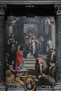 Представление Марии в храме. 1593–1594. Холст, масло. Церковь Санта-Мария-ин-Валичелла, Рим