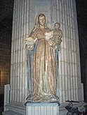 Blue Madonna, Lleida, Catalonia, Spain