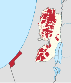 Filistin haritadaki konumu