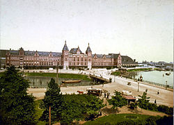 Centraal Station, Amsterdam, ca.1890s