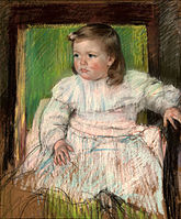 The Pink Sash (1898), pastel