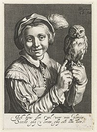 Le Jeune Homme et le hibou, 1625