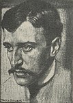 Hugo von Hofmannsthal, portrett av Karl Bauer (1916)