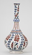 Flask from Iznik, c. 1560–1580