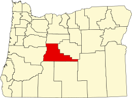 Contea di Deschutes – Mappa