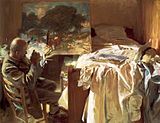 Сарджент, «В мастерской художника», 1904