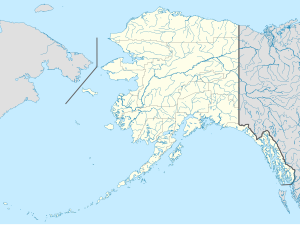 Даї. Карта розташування: Аляска