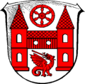 New arms since 1977 with the Stephanshausen dragon