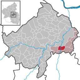 Läget för Altenbamberg i Landkreis Bad Kreuznach