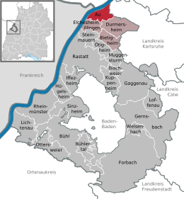 Au am Rhein - Localizazion