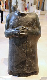 Statue d'Ur-Baba. Musée du Louvre.