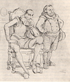 Don Chisciotte e Sancio Panza in una illustrazione di Wilhelm Marstrand