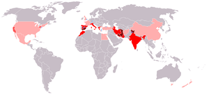 Карта, показваща основните шафранопроизвеждащи страни.
