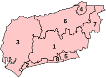 Circonscriptions parlementaires dans le West Sussex