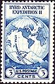 Pašto ženklas R. Birdo II ekspedicijai atminti