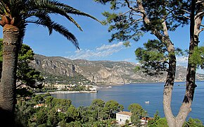 La Costa Azzurra, tra Beaulieu-sur-Mer e Cap-d'Ail, vista da Saint-Jean-Cap-Ferrat.