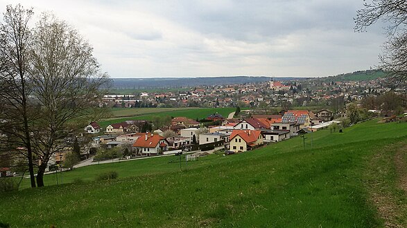 Dubičné : vue générale.