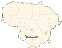 Marijampolė na mapě