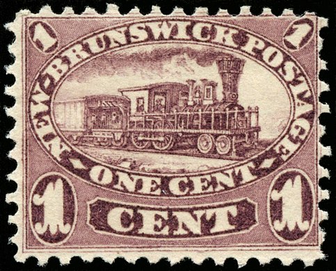 Нью-Брансуик, 1860 (Mi #4b; Yt #4a; Sc #6)